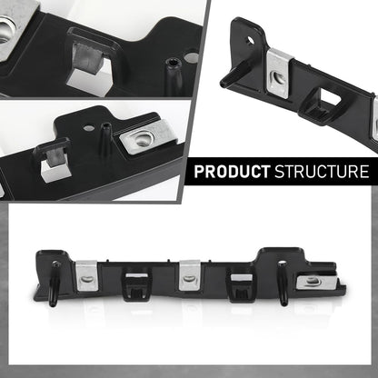 G-PLUS Pair Front Bumper Bracket, Compatible with Ford Escape 2017-2019, LH & RH 2PCS, FO1042151, FO1043151