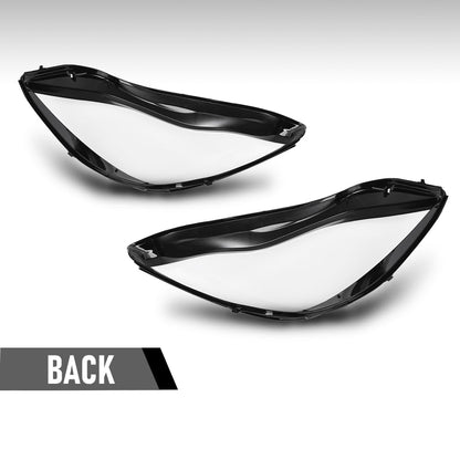 G-PLUS Headlight Lens Cover Compatible with Benz CLS-Class W218 2015-2018 Left & Right Front Headlamp Lens Cover Clear