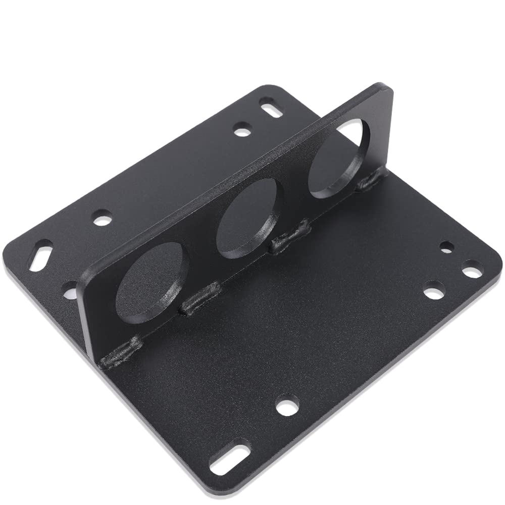 G-PLUS Carb Carburetor Hoist Iron Black Motor Engine Lifting Plate Bracket Compatible with SBC BBC Chevy Ford