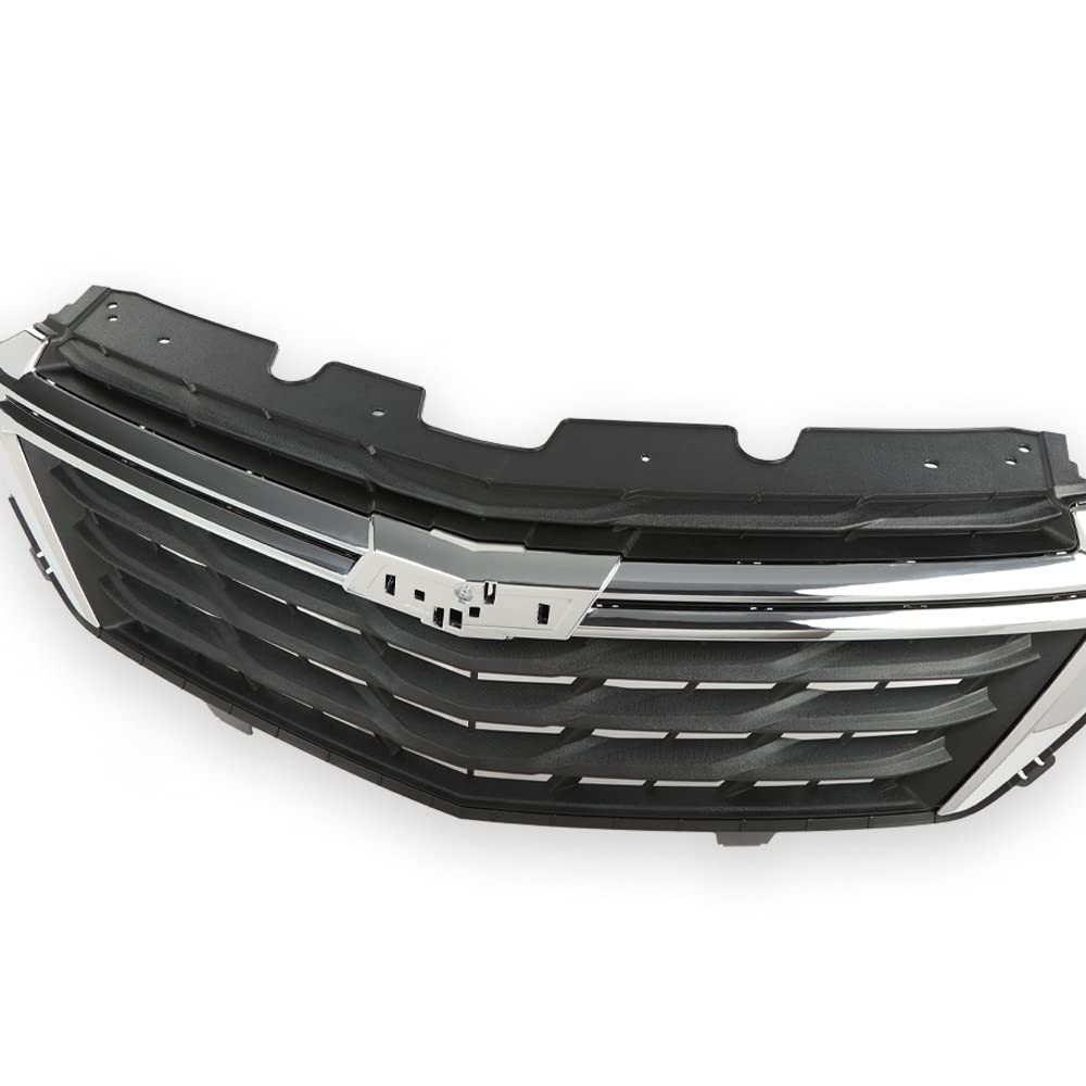 G-PLUS Front Bumper Grille Chrome ABS Plastic Compatible with Chevy Equinox 2022 2023