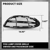 G-PLUS Front Bumper Fog Light Cover Bezel Left & Right Compatible with Benz S-Class W222 2013-2020 2228850224