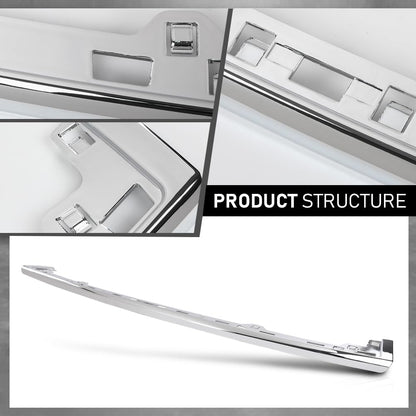 G-PLUS Rear Bumper Face Bar Chrome Trim Molding Step Pad Chrome Compatible with Jeep Grand Cherokee 2011-2021,Fit for Models With Type 1 Bumper Trim 6CG07SZ0AB CH1144100