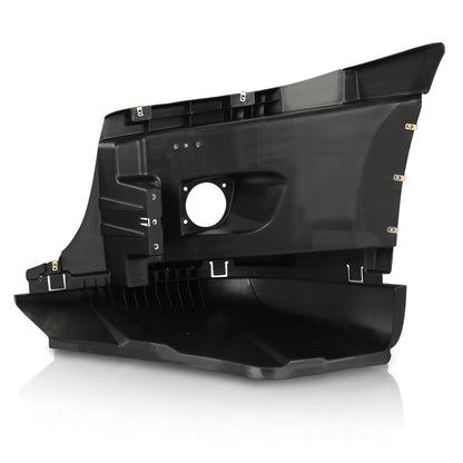 G-PLUS Front Right Bumper End Reinforcement With Fog Light Hole Cut-out Compatible with Freightliner Cascadia 2008-2017 Passenger Side 2127301002 2127301006 2128619002