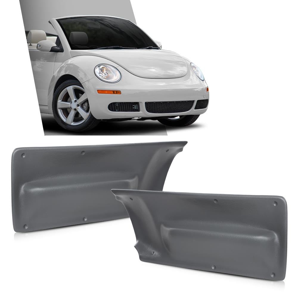 G-PLUS Door Panel Insert Gray Compatible with Volkswagen New Beetle 2003-2010, Not Fit for hatchback, Only Fit for Beetle Convertibles