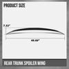 G-PLUS Rear Trunk Spoiler Wing Compatible with BMW F10 5 Series 4 Door Sedan Model 2011 2012 2013 2014 2015, Fit BMW F10 M5 Sedan 2011 2012 2013 2014 2015, Not Fit Wagon Model Glossy Black