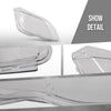 G-PLUS Headlight Lens Cover Compatible with Benz GLK X204 GLK250 GLK280 GLK300 GLK350 2013 2014 2015 Left & Right Front Headlamp Lens Cover Clear