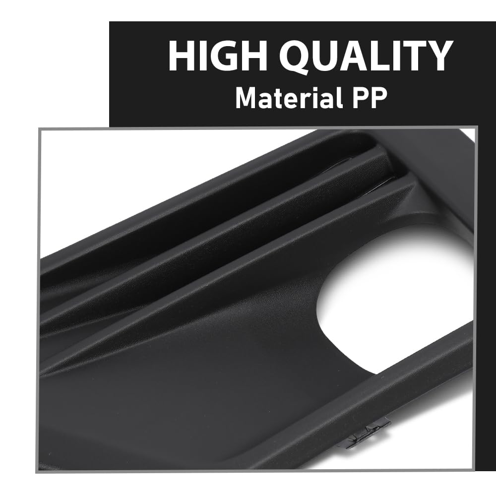 G-PLUS Front Right Fog Light Bezel Compatible with Toyota RAV4 Adventure/TRD Off-Road 2019-2023 521270R170, TO1039226 Black
