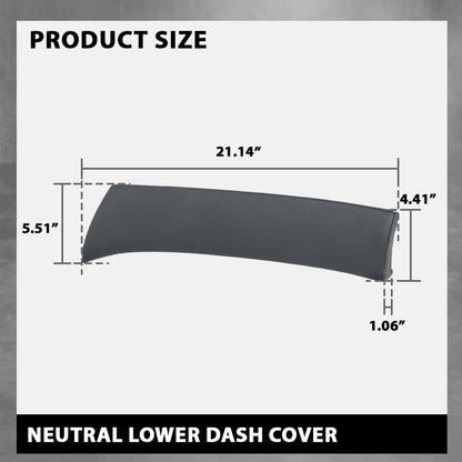G-PLUS Lower Dash Cover Compatible with Toyota Solara 2004-2008 Dashboard Cover Gray