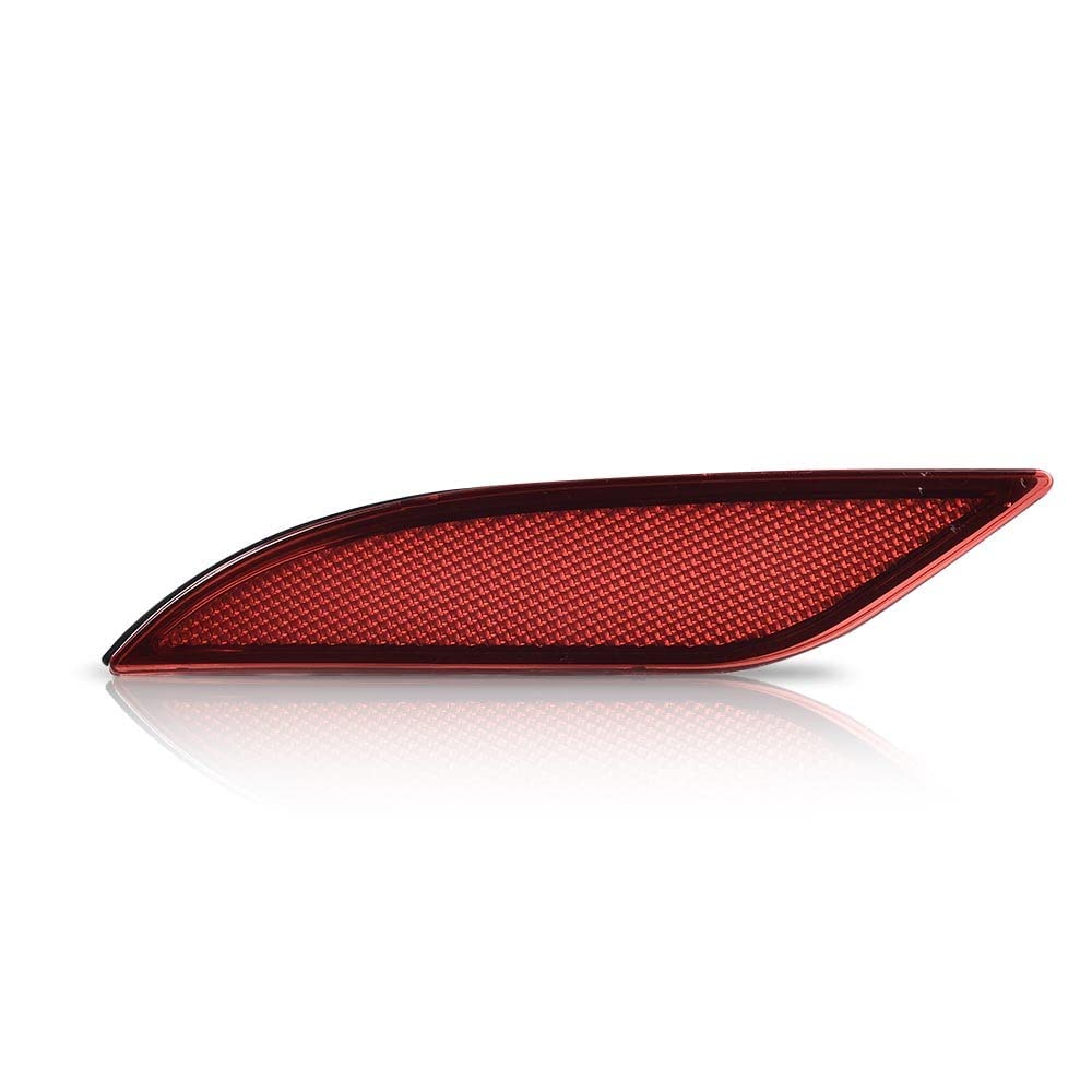 G-PLUS Rear Bumper Reflector Set Left Driver Side Compatible with Chevy 2016-2019 Malibu Hybrid 2016-2021 Malibu L 2016-2022 Malibu LS/LT 23174490 GM1185113 23174489 GM1184113