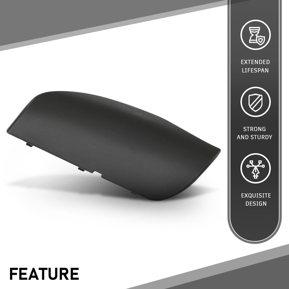 G-PLUS Front Right Bumper Tow Hook Eye Cover Cap, Compatible with Porsche Cayenne 2008-2010, Passenger Side, 95550515610G2X, 955 505 156 10 G2X