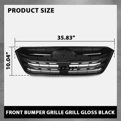 G-PLUS Front Bumper Grille Grill Compatible with Subaru Outback 2020-2022 91121AN08A Glossy Black