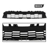 G-PLUS Front Upper Bumper Grille Grill Chrome Compatible with 2012-2016 Chevy Sonic 95215846 Bumper Grille Trim