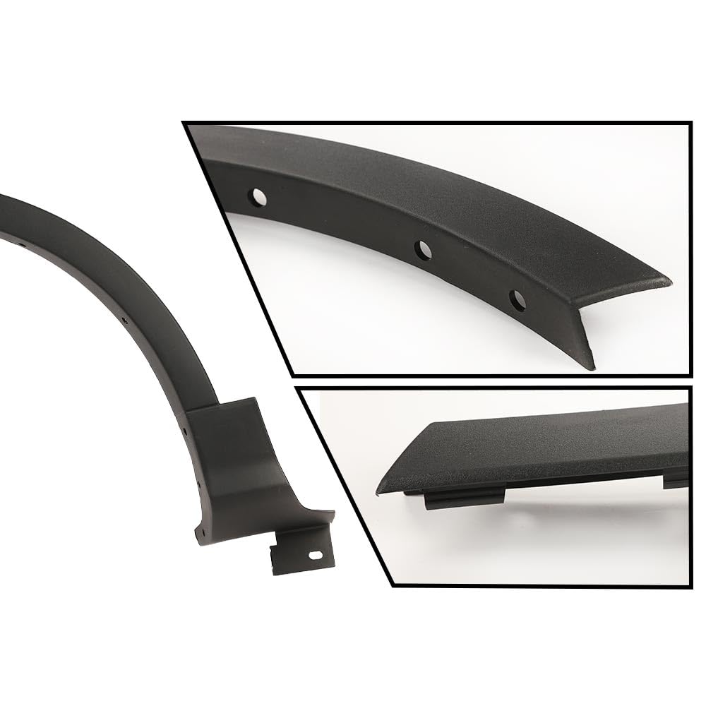 G-PLUS Front Left & Front Right Fender Flares Compatible with Ford Escape 2013-2017 Wheel Cover Protector, Wheel Well Arch Opening Molding Flares CJ5Z-16268-AB
