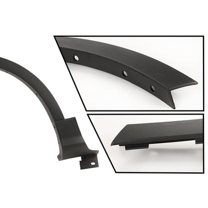 G-PLUS Front Left & Front Right Fender Flares Compatible with Ford Escape 2013-2017 Wheel Cover Protector, Wheel Well Arch Opening Molding Flares CJ5Z-16268-AB