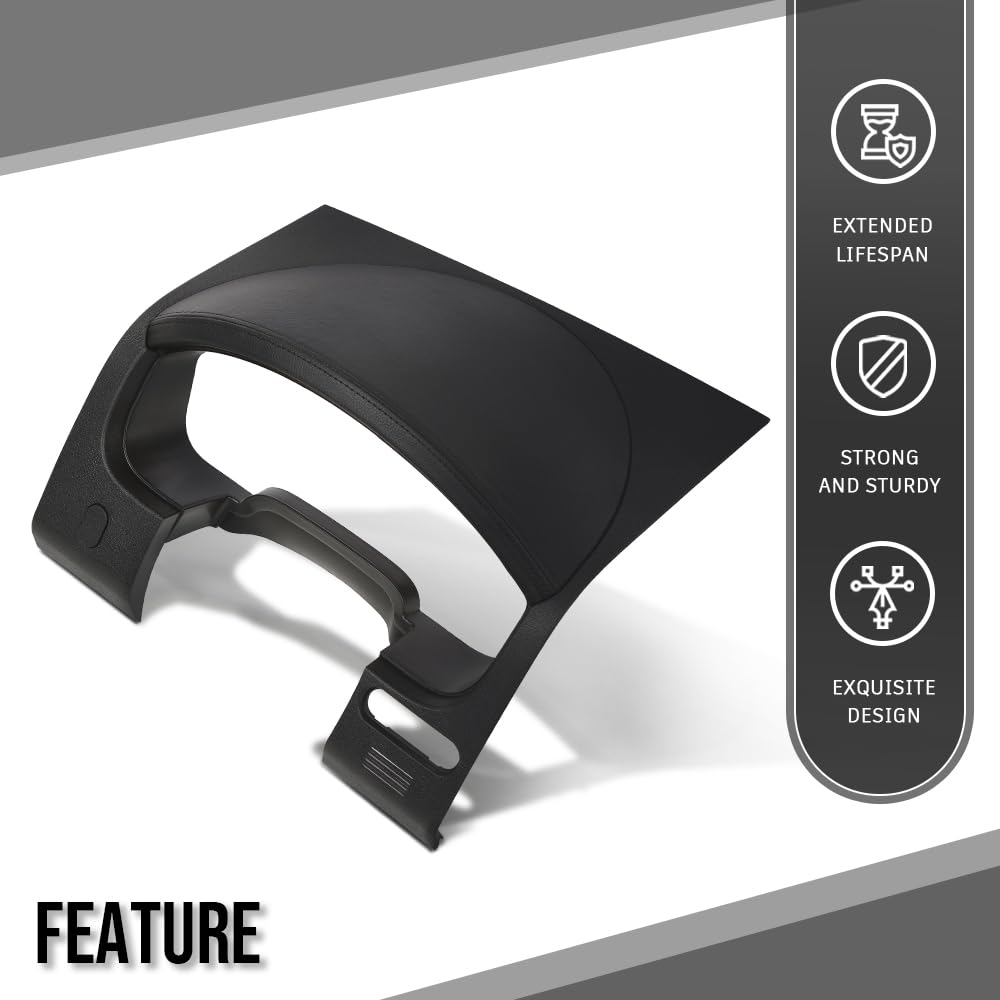 G-PLUS Dash Bezel Speedometer Surround Trim Panel w/o Pedal Switch Hole Compatible with Ford F150 2004-2008/Fit Lincoln Mark LT 2006-2008/Not Fit any 2004 Ford F150 Heritage (Old Style)