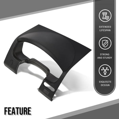 G-PLUS Dash Bezel Speedometer Surround Trim Panel w/o Pedal Switch Hole Compatible with Ford F150 2004-2008/Fit Lincoln Mark LT 2006-2008/Not Fit any 2004 Ford F150 Heritage (Old Style)