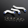G-PLUS Silicone Radiator Coolant Hose Kit Clamps Compatible With Mazda Miata MX-5 Roadstar NA6CE B6ZE 1600 1889-1993,White