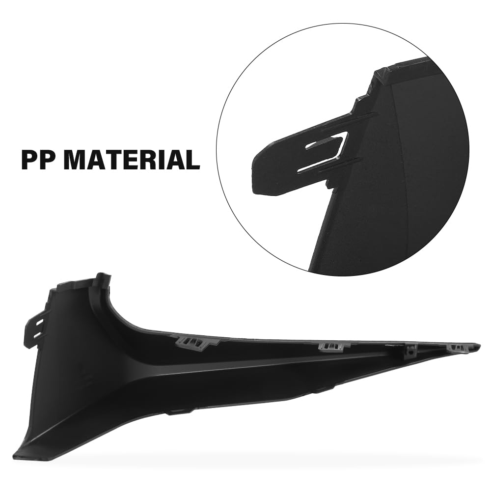 G-PLUS Left Front Bumper Lower Side Molding Trim Driver Side Compatible with Toyota Corolla 2020-2022 5211302040 5211312240 TO1046112