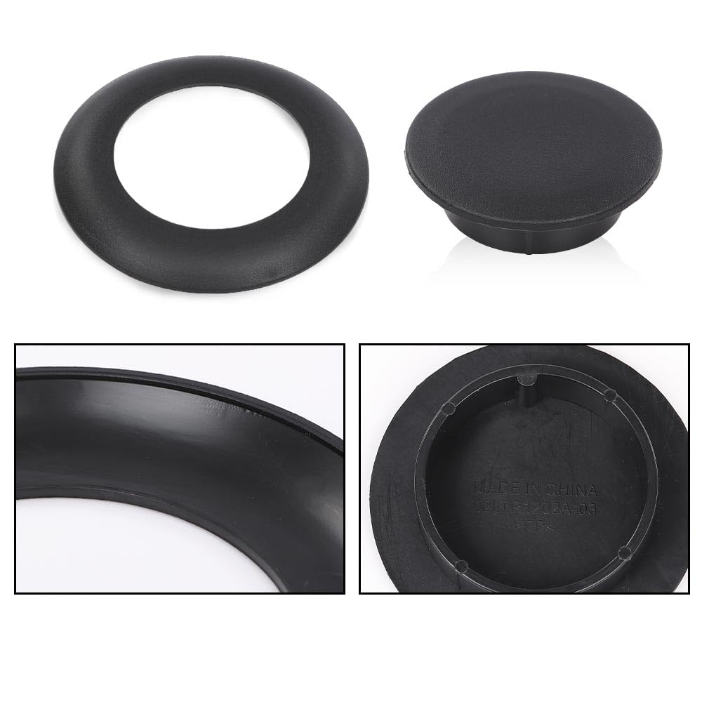 G-PLUS 5th Wheel Hitch Puck Cover Plug Trim Ring Kit Compatible with Ford F250 F350 F450 F550 Super Duty 2011-2023 Trucks BC3Z-99000A25-A