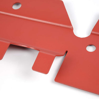 High Performance Radiator Shroud & Pulley Belt Cover Combo Compatible With 2008-2012 Subaru WRX & STi Red