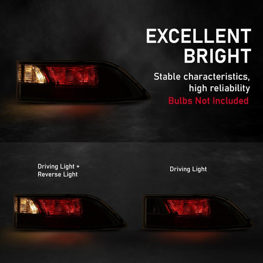 G-PLUS Rear Right Passenger Side Tail Light Lamp Compatible with LX GX460 2014-2023 81671-60160, 8167160160, LX2887103 Luces Traseras Rear Brake Lamps Assembly