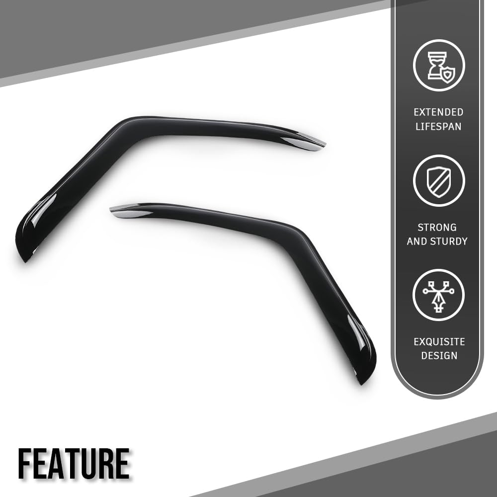 G-PLUS Rain Guards Compatible with Freightliner Cascadia 2007-2017