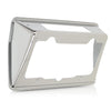 G-PLUS Rear License Plate Bezel Housing Frame Compatible with Chevy Corvette 1968 1969 1970 1971 1972 1973 3919715 Chrome