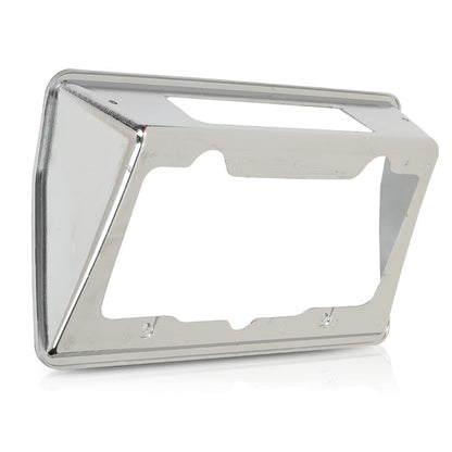 G-PLUS Rear License Plate Bezel Housing Frame Compatible with Chevy Corvette 1968 1969 1970 1971 1972 1973 3919715 Chrome