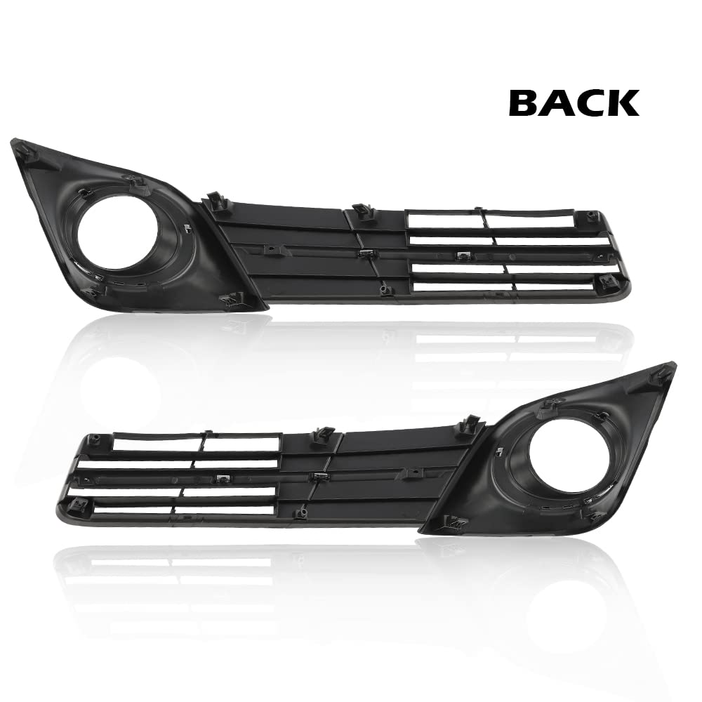 G-PLUS Fog Light Lamp Bezel Cover Grille molding Compatible with 2012 2013 2014 CAMRY SE 5212806290, 5212706290, 5271306040, 5271206040 TO2602101, TO2603101