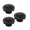 G-PLUS Trimmer Head Replace Lawn Mower 3pcs Fit Autocut C5-2 Fit FS38 FS40 FS45 FS46 FS50 FSE60 Black