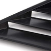 2pcs Window Louvers Cover Scoop Vent Sun Shade Fit for 2016-2018 Compatible for Honda Civic 10TH Sedan 4 Door Side ABS Window Louvers Cover Sun Shade 2016 2017 2018 16 17 18
