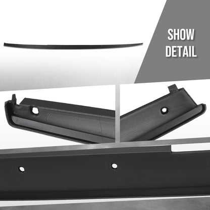G-PLUS Side Skirt Extension Splitter Compatible with BMW F30 F31 3 Series 4 Door Sedan and 5 Door Wagon 2012-2018 with M Sport Package, Not Fit Model with Regular Non-M Sport Series Black