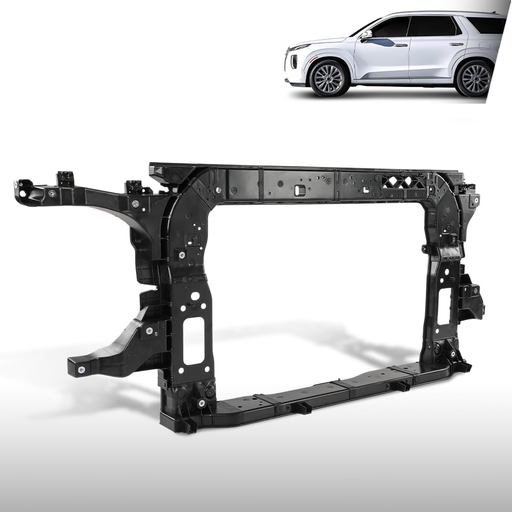G-PLUS Radiator Support Core Compatible with Hyundai Palisade 2020-2022 64101S8000, HY1225214 Black