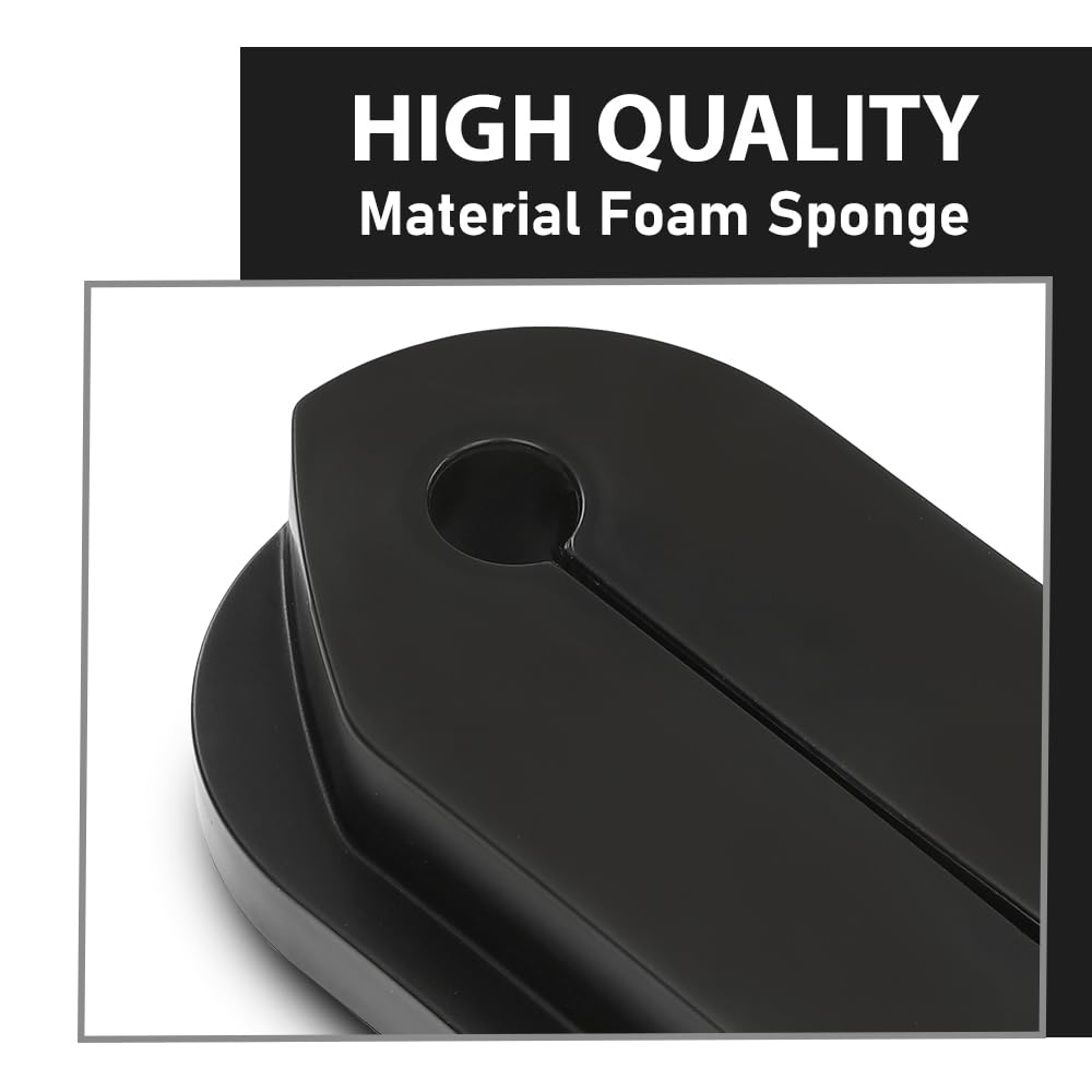 G-PLUS Hood Seal Pair Black Fit for HMMWV Hummer H1 12342357