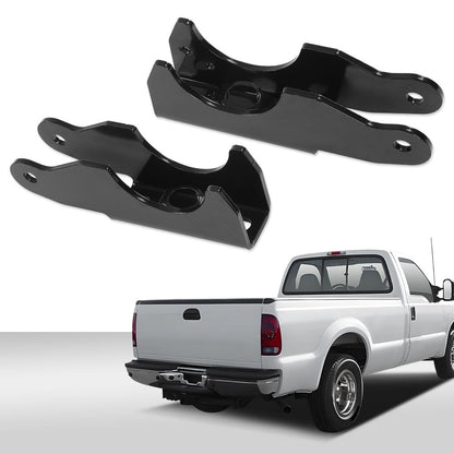 G-PLUS Heavy Duty Rear Lower Shock Mounts On Axle Left&Right Compatible with Ford F250 F350 Super Duty 1999-2004/ Excursion with Visteon Axle 2000-2005 F81Z5B498CA, F81A4A047BB, F81Z5B498BA