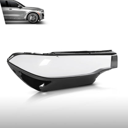 G-PLUS Headlight Lens Cover Compatible with BMW X7 X7M G07 2019-2022 Right Side Front Headlamp Lens Cover Clear
