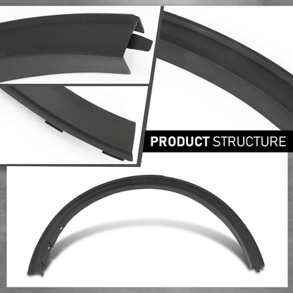G-PLUS Rear Right Fender Flare Wheel Opening Molding, Compatible with Ford Escape SE Sport Hybrid 2020/ Ford Escape 2020-2022, Passenger Side, LJ6Z78290A60AA, FO1791123