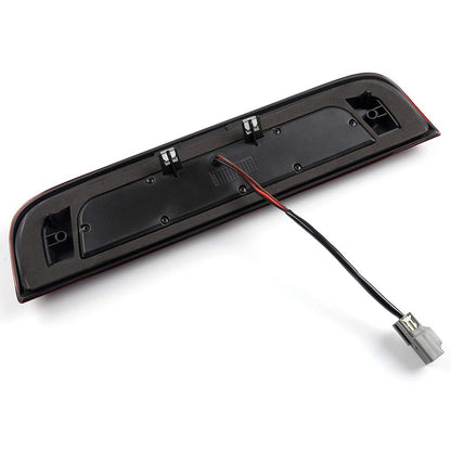 G-PLUS High Mount Rear 3rd Third Brake Light Compatible With 2014-2018 Chevy Silverado GMC Sierra 1500 2500 HD 3500 HD LED Cargo Tail Lamp Black Housing Red Smoky Lens