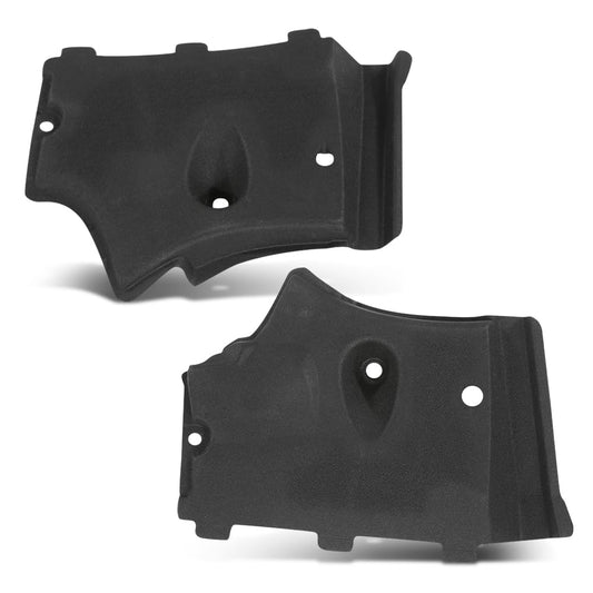 G-PLUS Pair Front Underbody Splash Shield Panel Decor Covers, Compatible with Audi A6 A6 Quattro A7 S6 2012-2016, 4G0825202A,4G0825201B