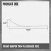 G-PLUS Front Passenger Right Side Bumper Trim Compatible with Benz E350 4Matic Coupe 2-Door 2012-2013 Fit Benz E350 E550 Base Coupe 2-Door 2010-2013 2078852021, MB1047115 Silver