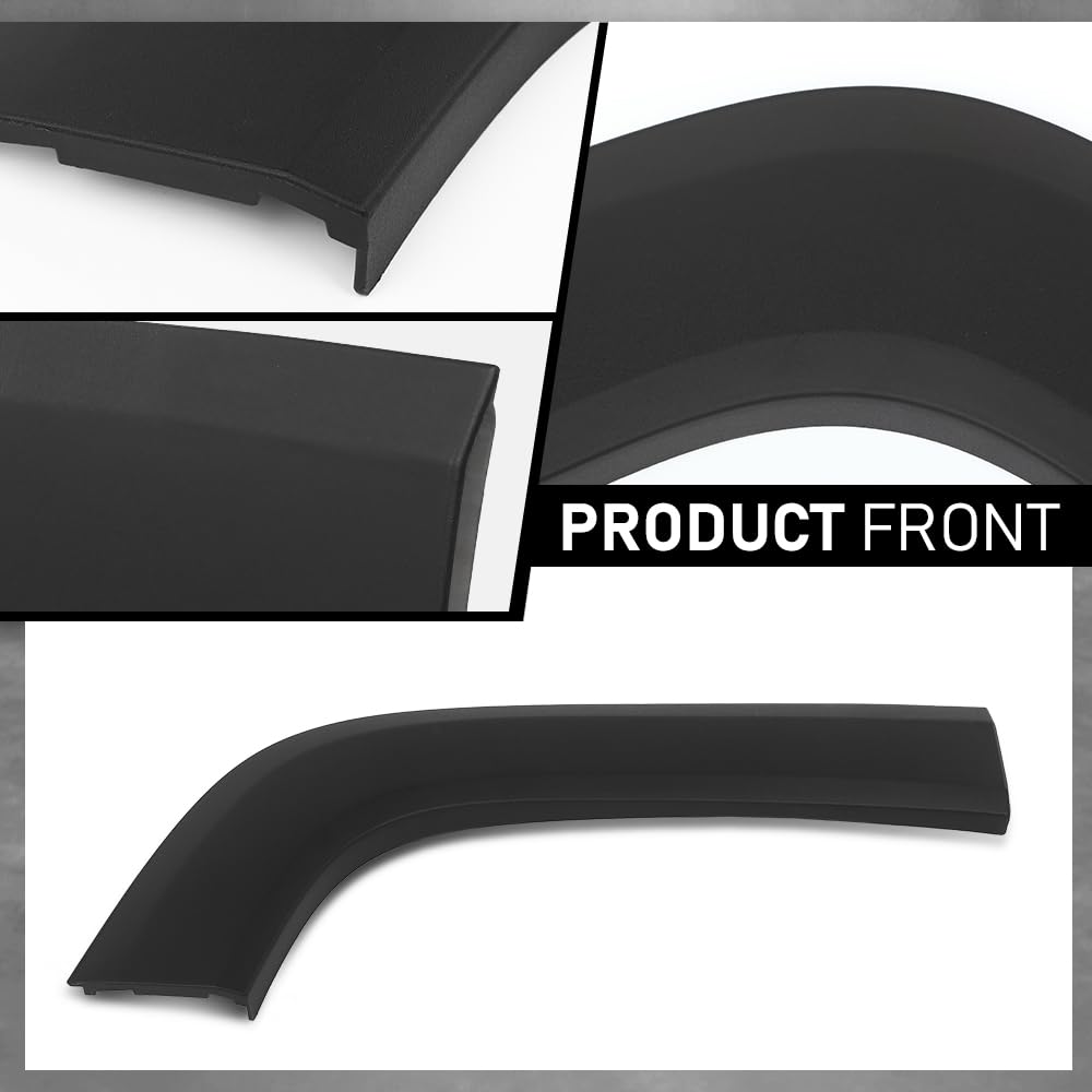 G-PLUS Rear Door Molding Fender Flare Trim Compatible with Jeep Renegade 2015-2023 Fender Flares Wheel Opening Panel 5XB66LXHAA, CH1791104 Right Passenger Side