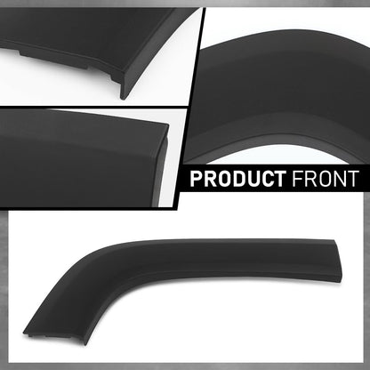 G-PLUS Rear Right Passenger Side Door Molding Fender Flare Trim Compatible with Jeep Renegade 2015-2023 Wheel Opening Molding Arch Trim 5XB66LXHAA, CH1791104 Black