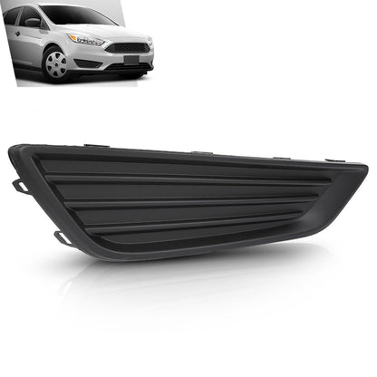 G-PLUS Front Right Fog Light Cover, Compatible with Ford Focus S 2015-2017/ Focus SE 2018, Passenger Side, F1EZ17B814A, FO1039150