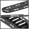 G-PLUS Pair Front Bumper Fog Lamp Cap Cover Compatible with Hyundai Elantra Sedan 2017-2018 86563F2000, 86564F2000 Black