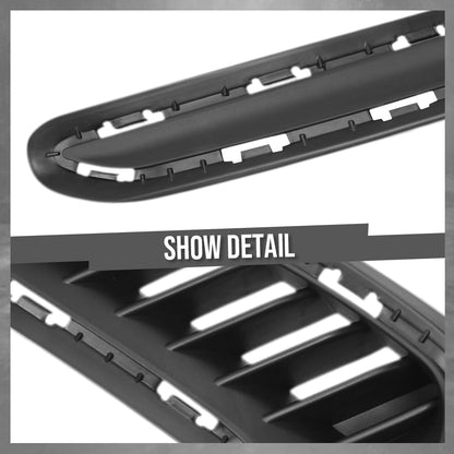 G-PLUS Pair Front Bumper Fog Lamp Cap Cover Compatible with Hyundai Elantra Sedan 2017-2018 86563F2000, 86564F2000 Black