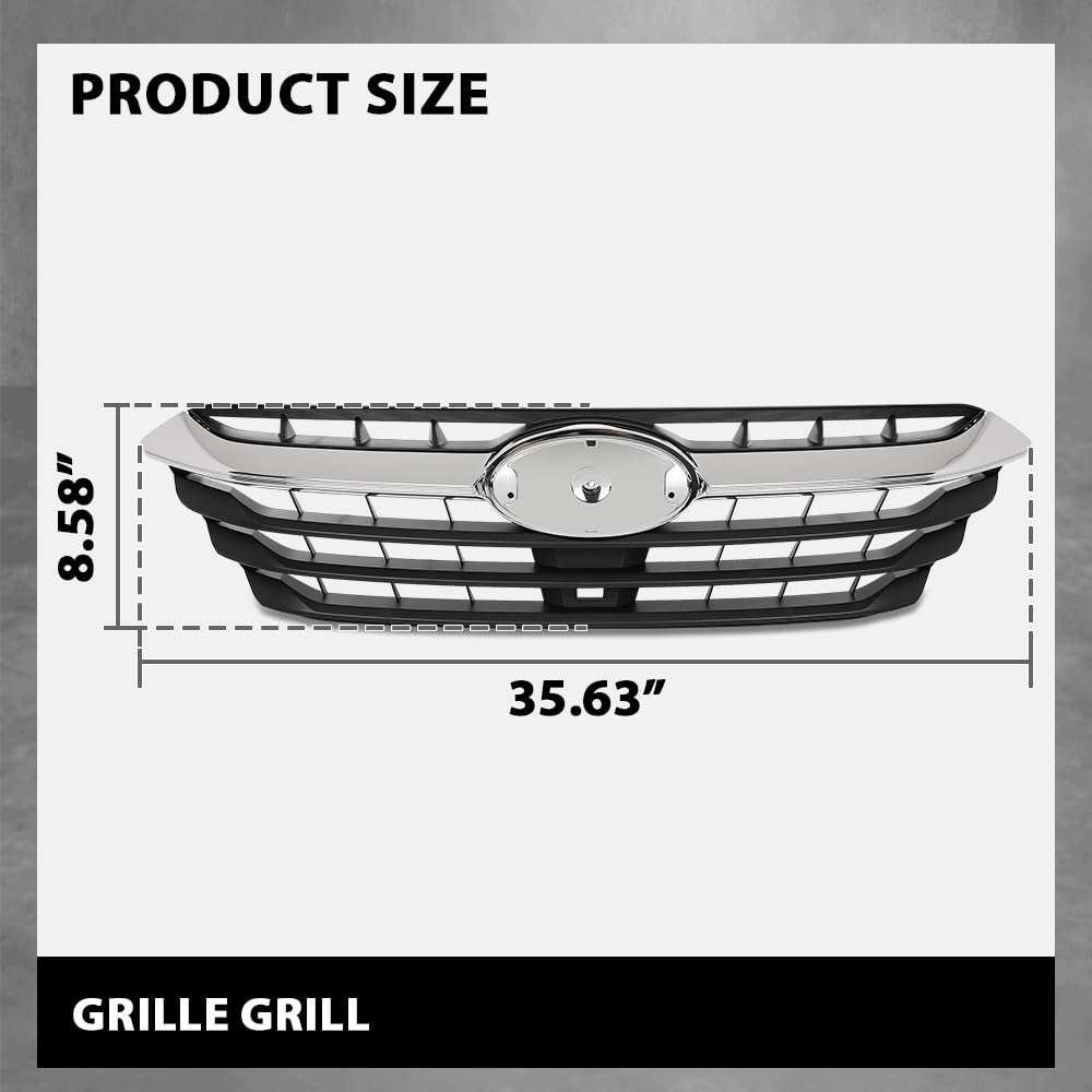G-PLUS Front Bumper Grille Grill Compatible with Subaru Legacy (submodel: Limited GT, Limited XT, Premier GT, Touring XT) 2020-2022 91121AN04A, SU1200193