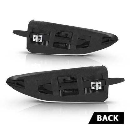 G-PLUS Pair Front Fender Ornament Fender Vent Insert Grille Molding Plate Kit, Compatible with Ford Escape SEL S SE Titanium Sport Utility 4-Door 2017-2019, LH & RH 2PCS, GJ5Z16228AB, GJ5416C217ACW