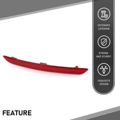 G-PLUS Rear Left Bumper Reflector, Compatible with BMW 4-Series 428i 430i 435i 440i 2014-2020 with M Package, Driver Side, BM1184107, 63147847233