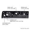 G-PLUS Taillights Taillamps Rear Brake Lights Left&Right w/o Bulbs Compatible with Ford Mustang 1987-1993,FO2800168, FO2801168 Smoky Lens Black Housing Faros Traseros Luces TraserasAssembly