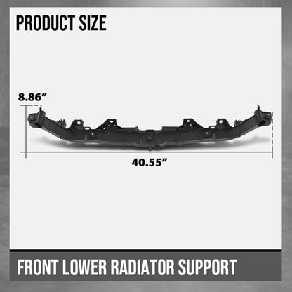 G-PLUS Front Radiator Support Compatible with Porsche Cayenne All Engine 3.0L 3.6L 4.8L 2011 2012 2013 2014 2015 2016 2017 2018 95850593140 Black